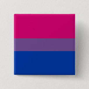 Biprideflagga knäppas (kvadrera), knapp