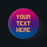 Bipridelutning Knapp<br><div class="desc">Visa att av din bipride med denna som lite sätta en klocka på knäppas! Skräddarsy textstilsorten,  storleksanpassa och färga för att matcha dig eller dina organisationerbehov</div>