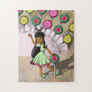 Birational Girl and Lollipops Pussel