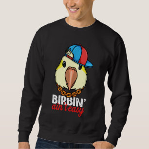 Birbing Är Inte Lätt Papegoja I Gul Lutino Munk Pa Lång Ärmad Tröja