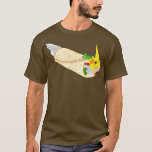 Birbito burrito cockatile doodle t shirt