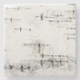 Birch Bark-kort Stenunderlägg