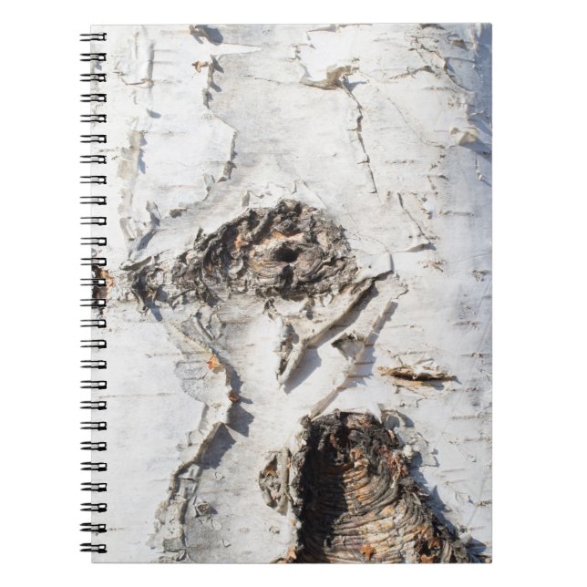 Birch bark mönster anteckningsbok (Framsidan)