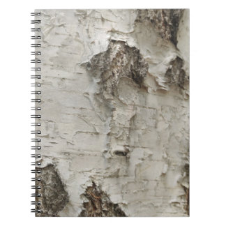 Birch bark mönster anteckningsbok