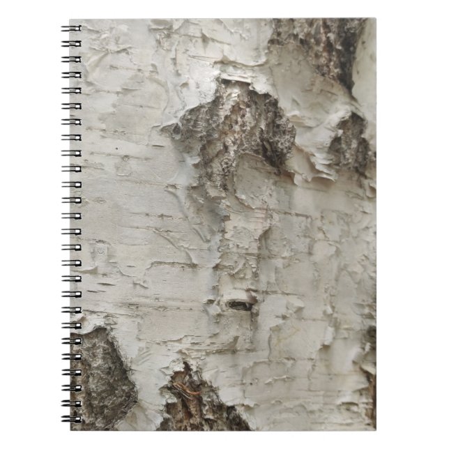 Birch bark mönster anteckningsbok (Framsidan)