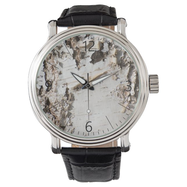 Birch bark mönster armbandsur (Framsida)