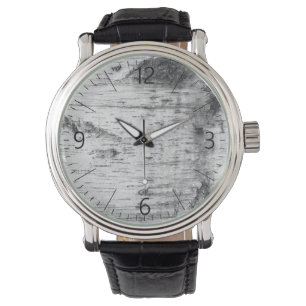 Birch bark mönster armbandsur