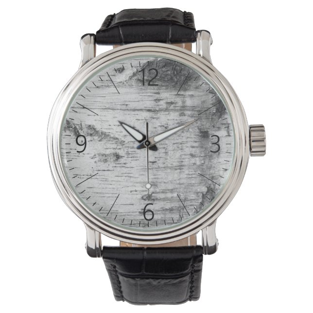 Birch bark mönster armbandsur (Framsida)
