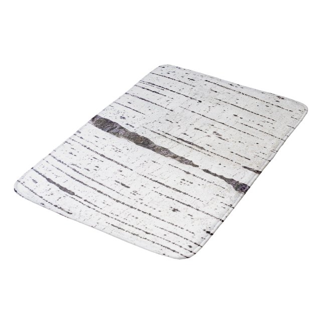 Birch bark mönster badrumsmatta (Vinklad)