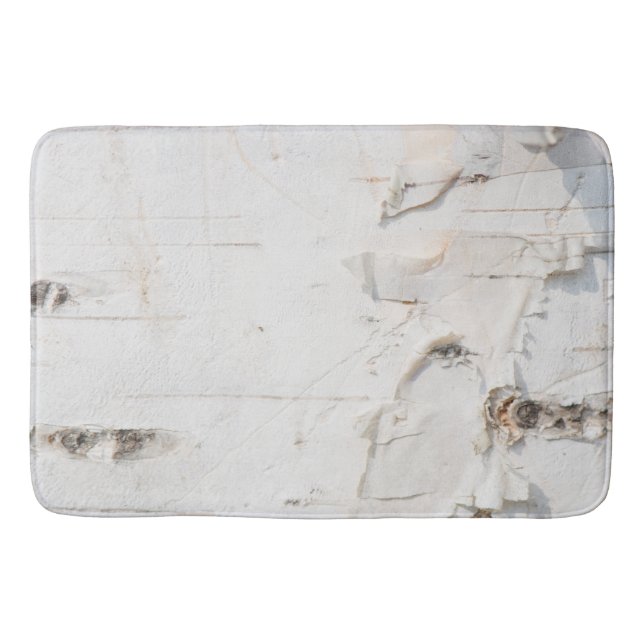 Birch bark mönster badrumsmatta (Framsidan)