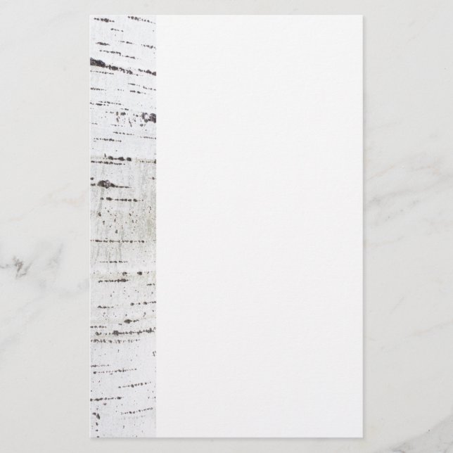 Birch bark mönster brevpapper (Framsida)
