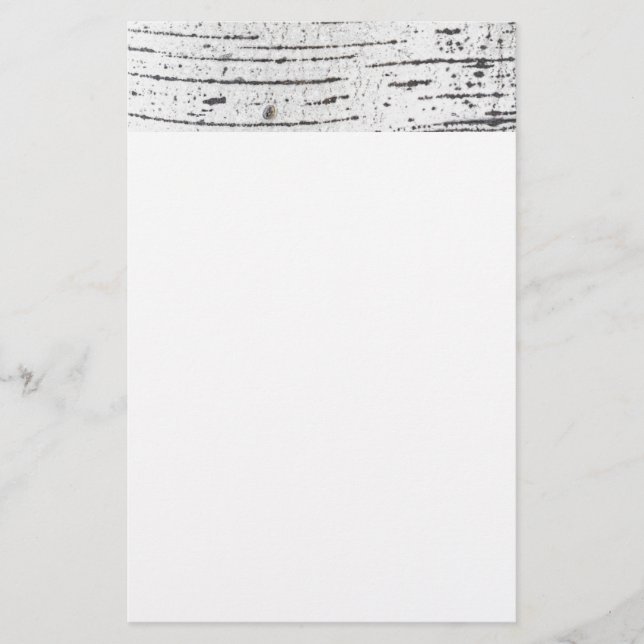 Birch bark mönster brevpapper (Framsida)