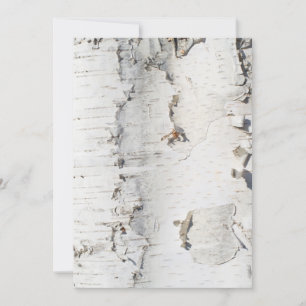 Birch bark mönster inbjudningar