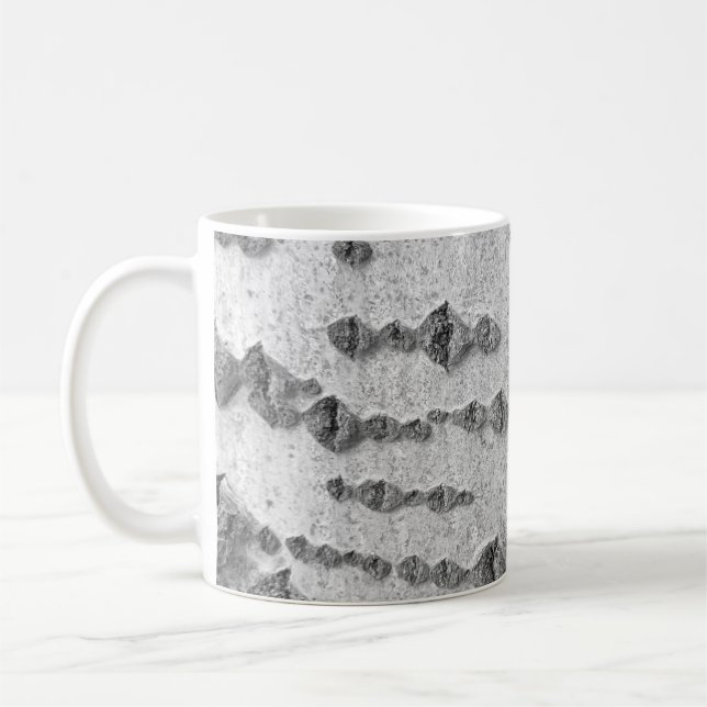Birch bark mönster kaffemugg (Vänster)