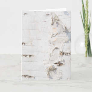 Birch bark mönster kort