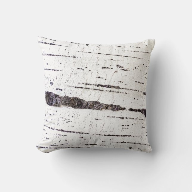 Birch bark mönster kudde (Framsida)