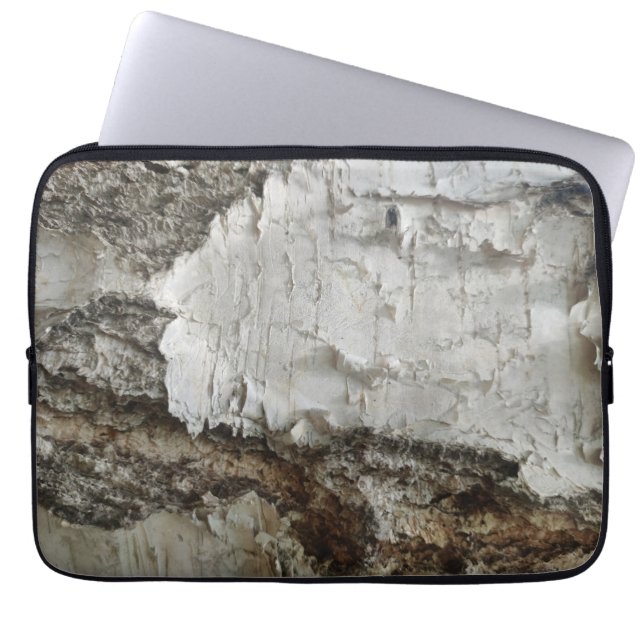 Birch bark mönster laptop fodral (Framsidan)