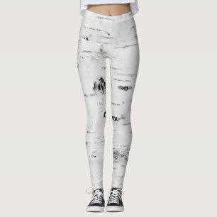Birch bark mönster leggings