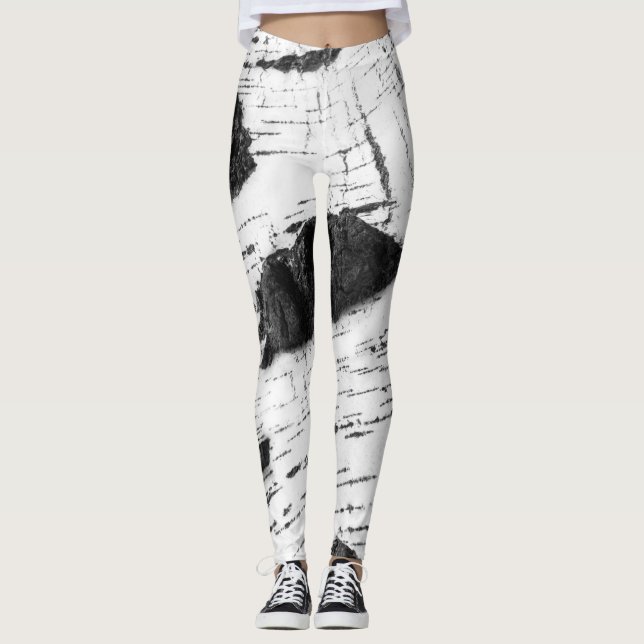 Birch bark mönster leggings (Framsida)
