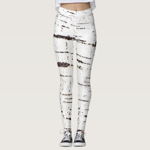 Birch bark mönster leggings