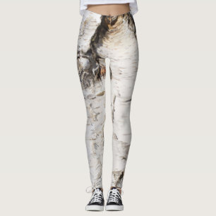Birch bark mönster leggings