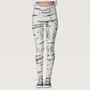 Birch bark mönster leggings