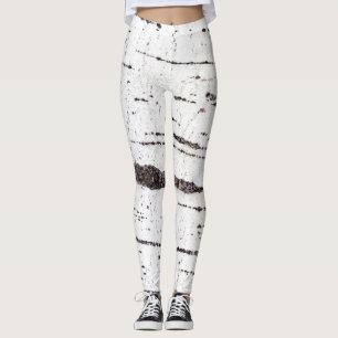 Birch bark mönster leggings
