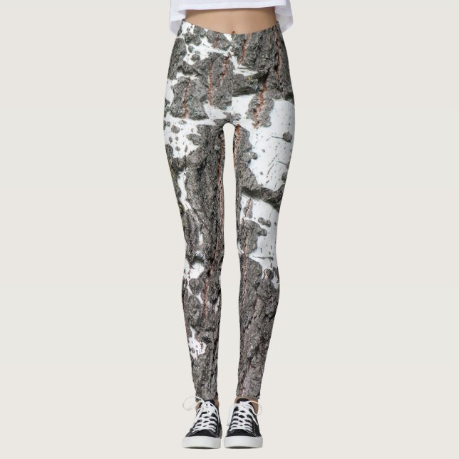 Birch bark mönster leggings (Framsida)