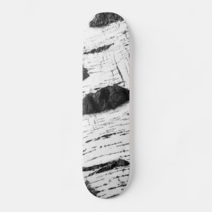 Birch bark mönster mini skateboard bräda 18,7 cm
