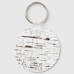 Birch bark mönster nyckelring