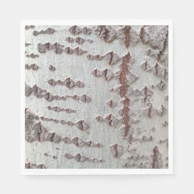 Birch bark mönster pappersservett (Framsidan)