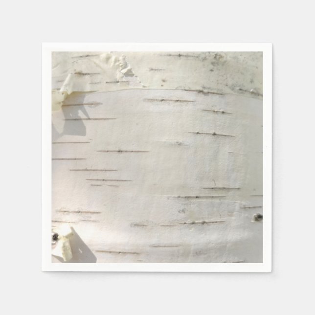 Birch bark mönster pappersservett (Framsidan)