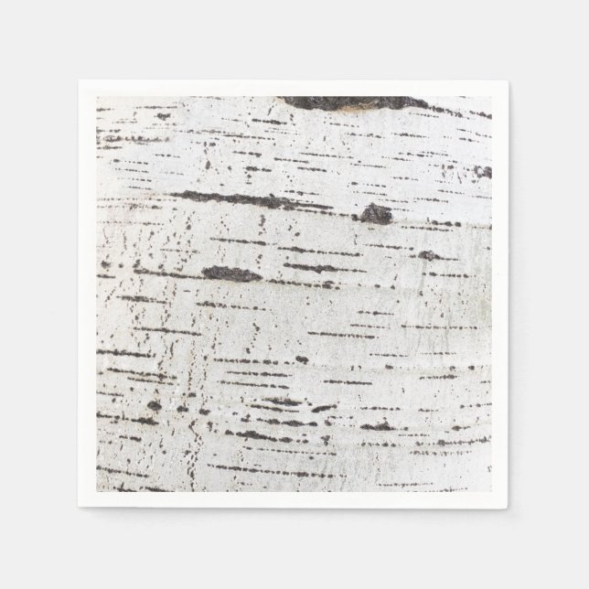 Birch bark mönster pappersservett (Framsidan)