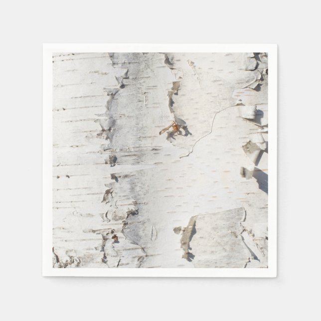 Birch bark mönster pappersservett (Framsidan)