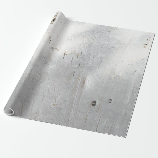 Birch bark mönster presentpapper (Utrullad)