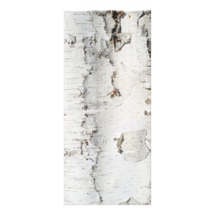Birch bark mönster reklamkort