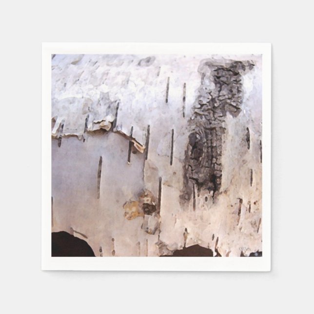 Birch Bark Pappersservett (Framsidan)