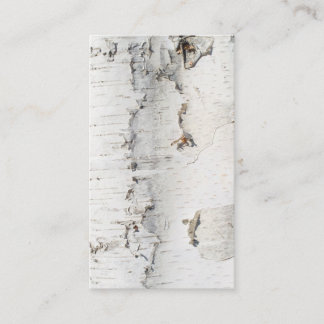 Birch bark pattern visitkort