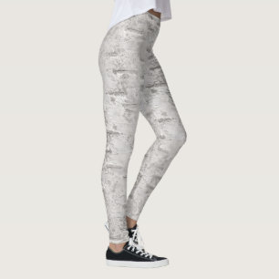 Birch Bark Struktur Leggings