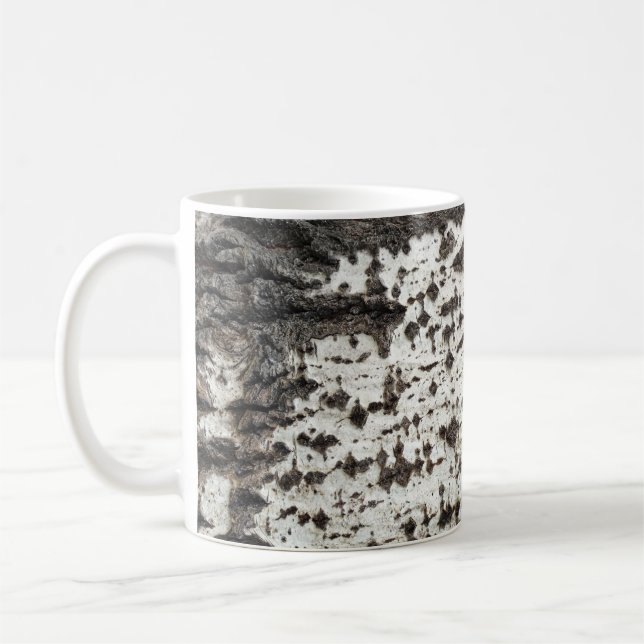 Birch bark tree kaffemugg (Vänster)
