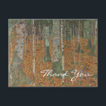 Birch Forest av Gustav Klimt Vykort<br><div class="desc">Birch Forest (c. 1903). Konstnär: Gustav Klimt (1862-1918). Birch Forest är en naturscen som skildrar en skog med björk träd och löv. Jag har 100 konstmålningar från över 100 bror! Oavsett om du föredrar Impressionism, Viktorian Era art, Renaissancen eller den amerikanska Västern, hittar du högerna på mitt galleri. Många produkter...</div>