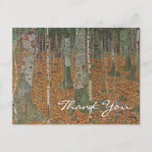 Birch Forest av Gustav Klimt Vykort