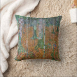 Birch Forest & Beech Grove | Gustav Klimt | Kudde<br><div class="desc">Birch Forest och Beech Grove är målningar från Gustav Klimt 1903 och 1902.</div>
