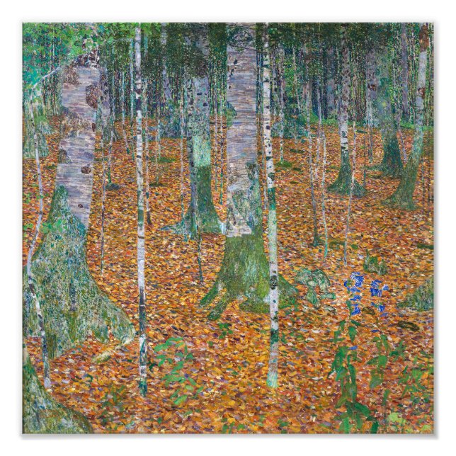Birch Forest | Gustav Klimt | Fototryck (Framsidan)