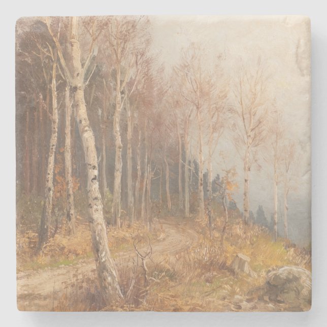 Birch Forest - Hugo Mühlig Stenunderlägg (Framsidan)
