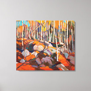 Birch Grove, höst Tom Thomson Canvastryck
