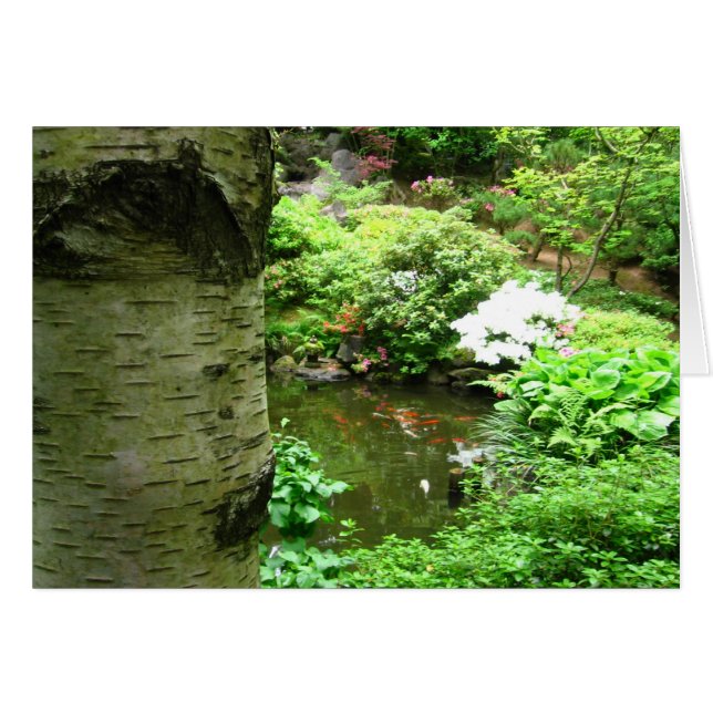 Birch Hälsningskort (Framsidan Horizontal)