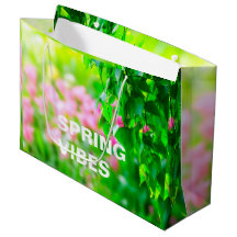 Birch löv tulip-blommor anpassade