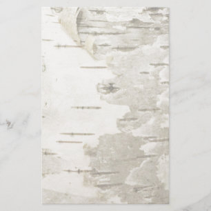 Birch Office Stationery, Birch Bark Stationery Brevpapper
