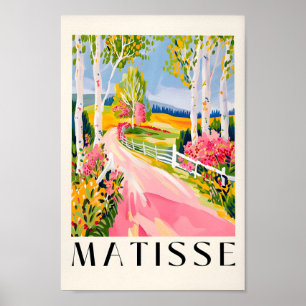 Birch Träd Art, Forest Painting, Henri Matisse Pri Poster